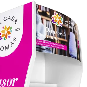 Cartel impreso en forma curva - Expositores personalizados