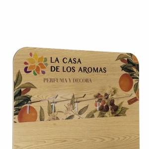 Expositor personalizable con ganchos - Artesanias Oviedo